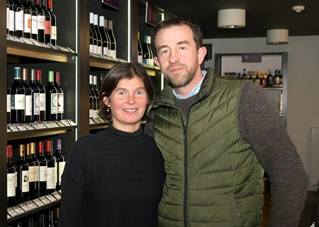 François Fasseaux et Anne-Charlotte de la Maison des Vins Fins