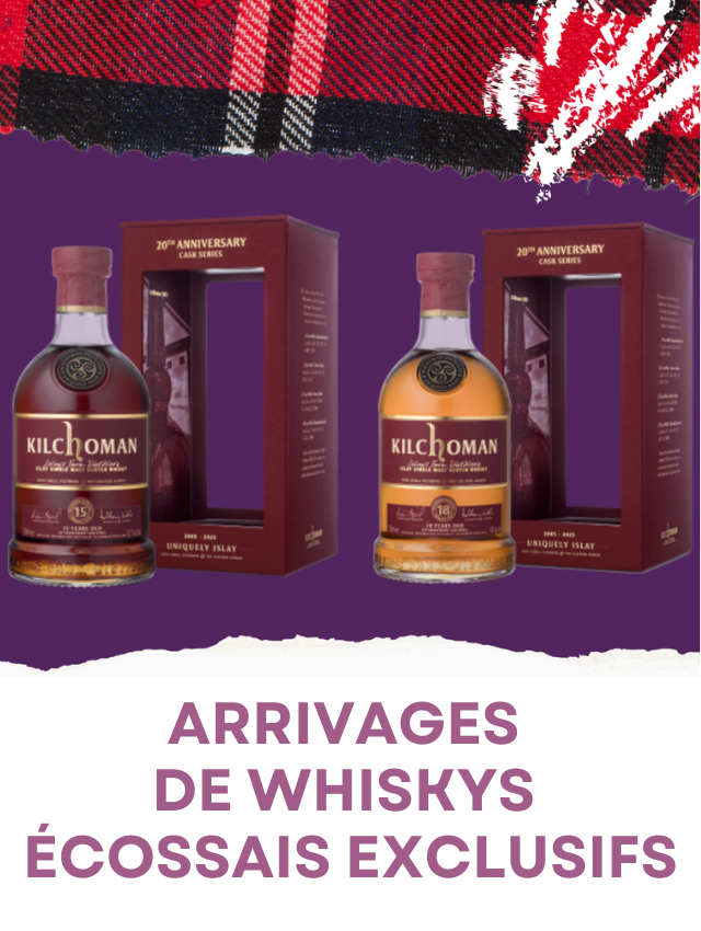 Nouvel arrivage de whiskys écossais exclusifs
