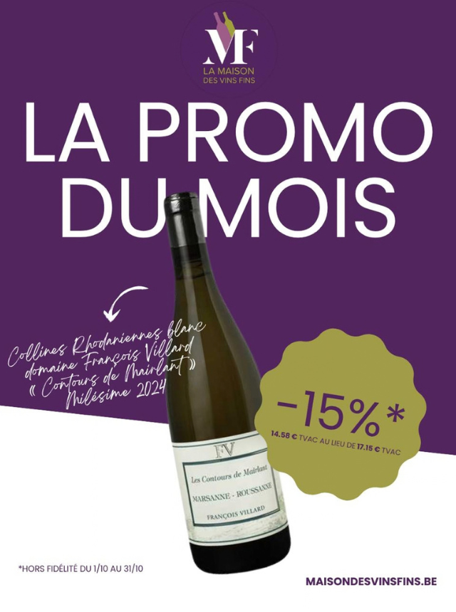 Promo du mois d'octobre : Contours de Mairlant à -15%