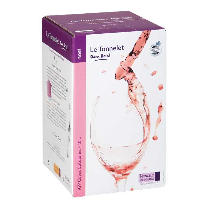 BIB 10 litres rosé V.D.P. Côtes Catalanes BIB 10 litres rosé V.D.P. Côtes Catalanes