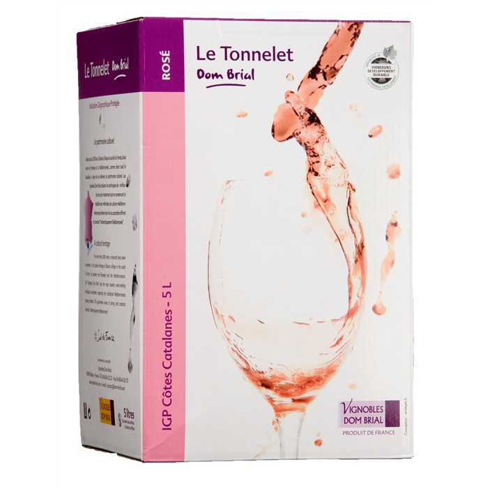 BIB 5 litres rosé V.D.P. Côtes Catalanes BIB 5 litres rosé V.D.P. Côtes Catalanes