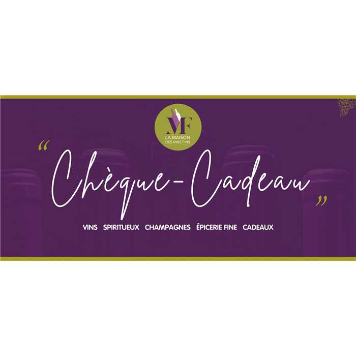 Bon cadeau d'une valeur de 50 euros Bon cadeau d'une valeur de 50 euros