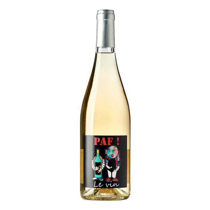 Cévennes "Paf le Vin" blanc (étiquette réalisée par Gil Hautois) Cévennes "Paf le Vin" blanc (étiquette réalisée par Gil Hautois)