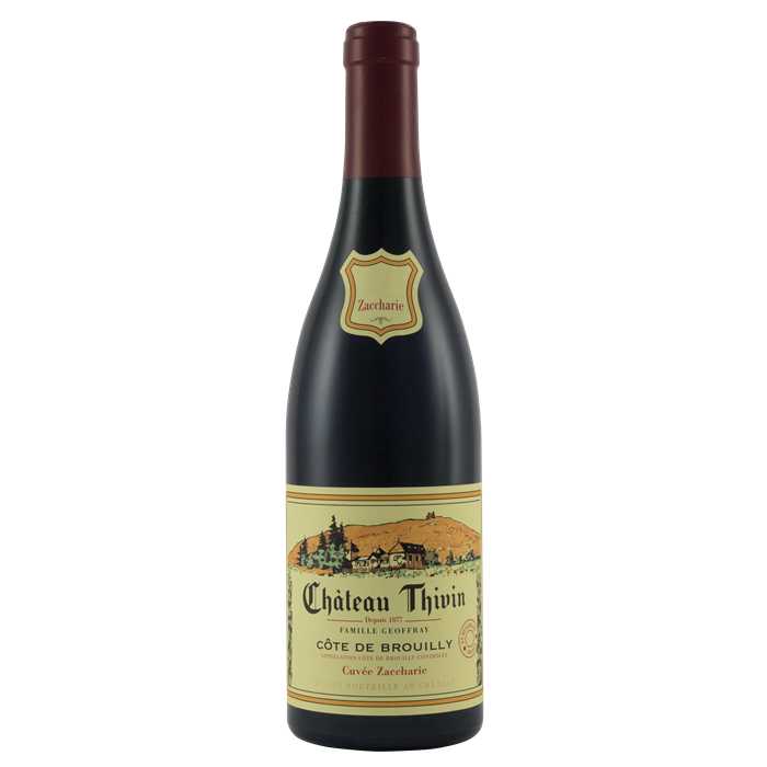 Côte de Brouilly Château Thivin "Zaccharie" en magnum Côte de Brouilly Château Thivin "Zaccharie" en magnum