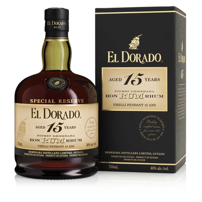 Rhum El Dorado 15 ans (Guyane) Rhum El Dorado 15 ans (Guyane)