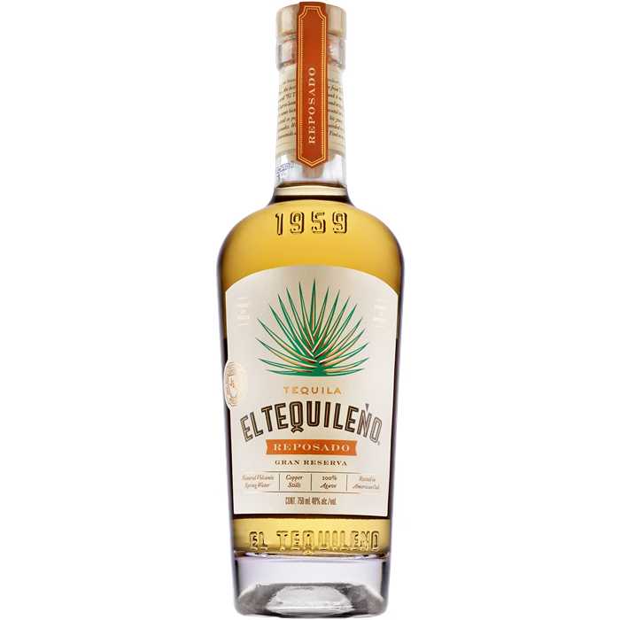 Tequila ambrée El Tequileno Reposado Gran Reserva (Mexique) Tequila ambrée El Tequileno Reposado Gran Reserva (Mexique)