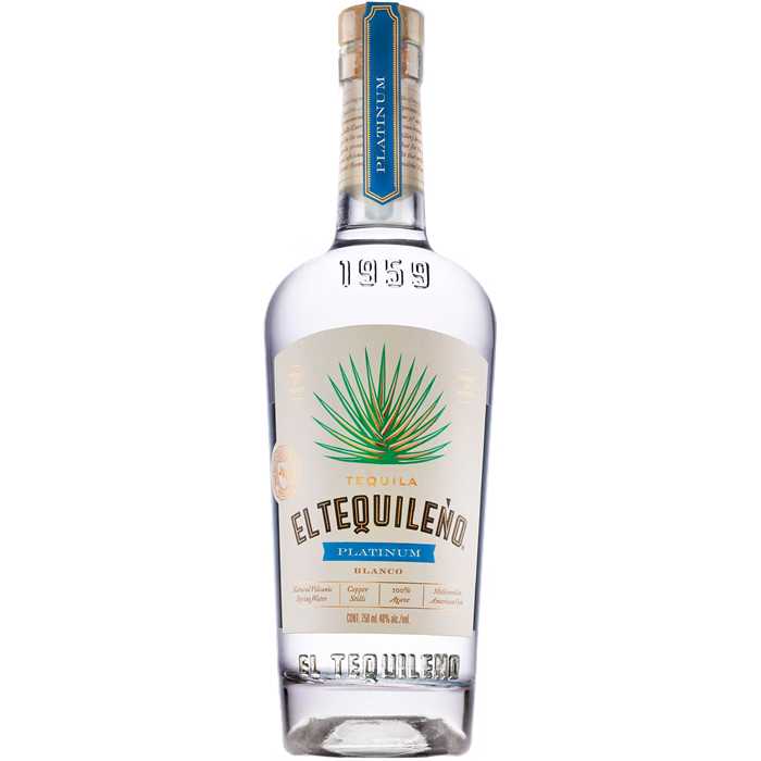 Tequila blanche El Tequileno Platinum (Mexique) Tequila blanche El Tequileno Platinum (Mexique)