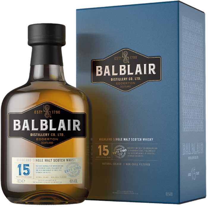 Whisky Balblair 15 ans (Highlands) Whisky Balblair 15 ans (Highlands)